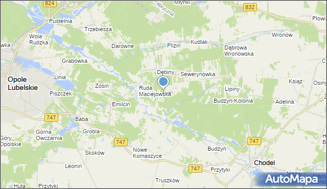 mapa Ruda Godowska, Ruda Godowska na mapie Targeo
